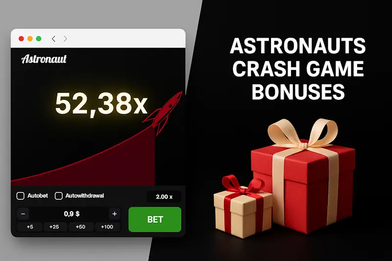 Astronauts Crash Game bonuses and promo codes